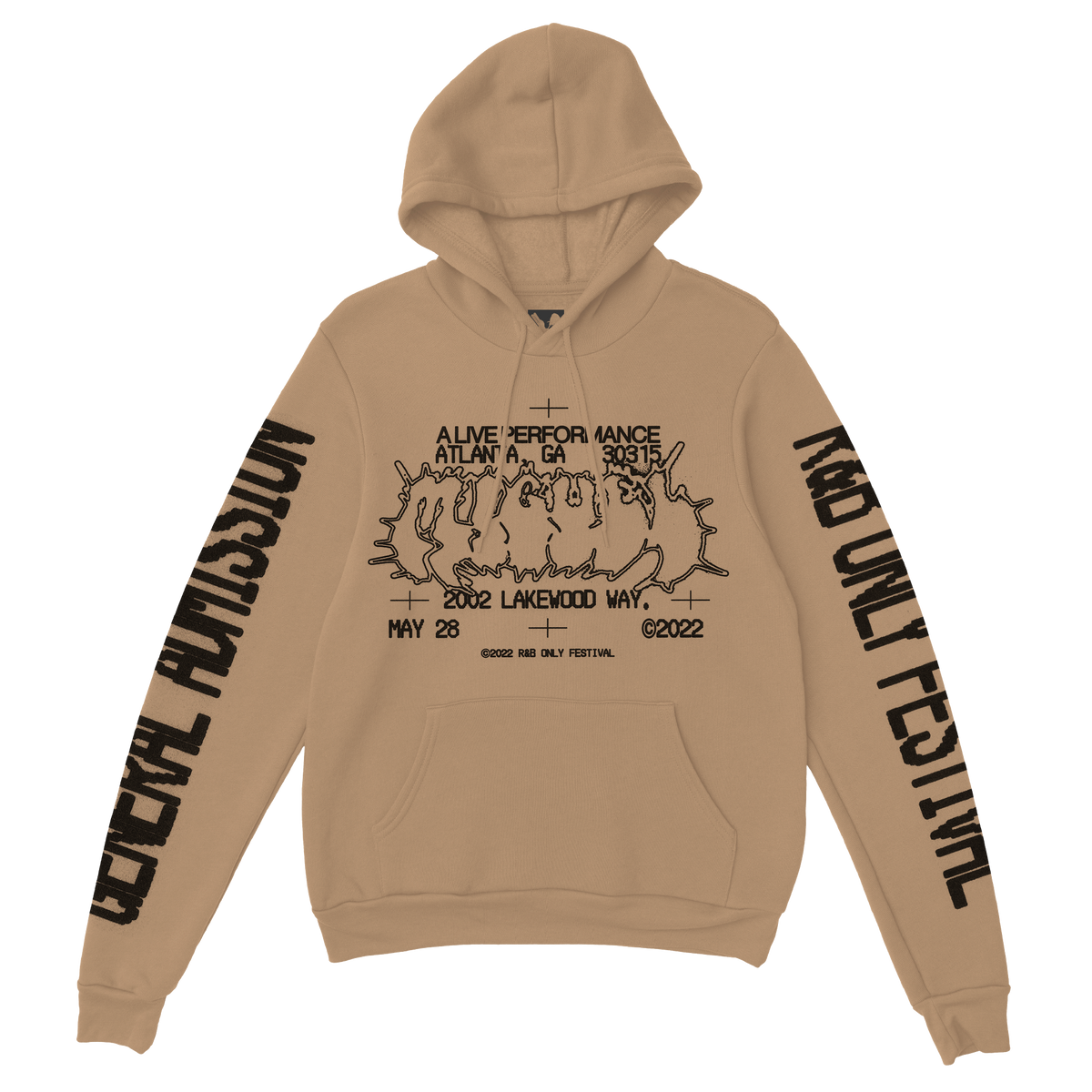 Atlanta Tan Pullover Hoodie – Miguel Official Store