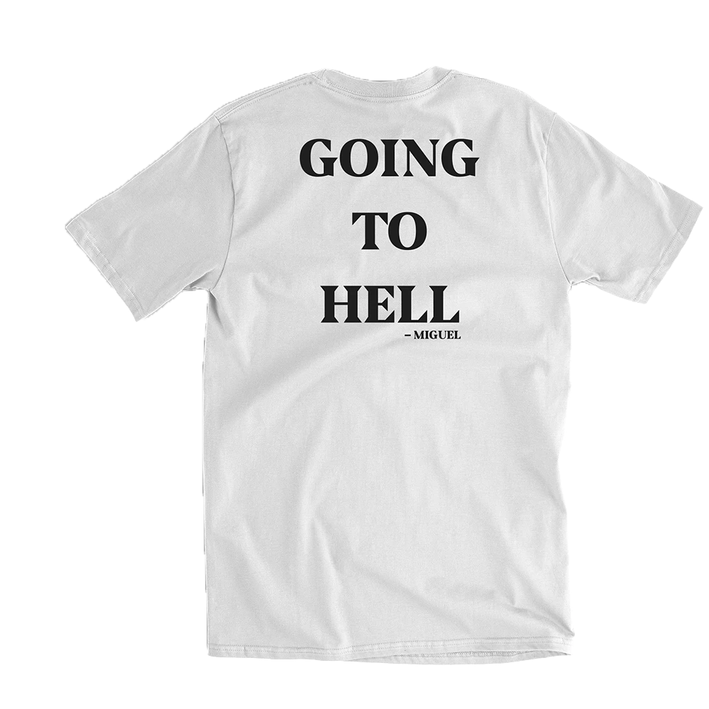 To Hell White Tee